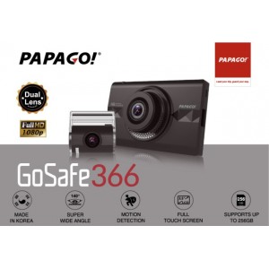 Papago GoSafe 366 前後鏡行車記錄器