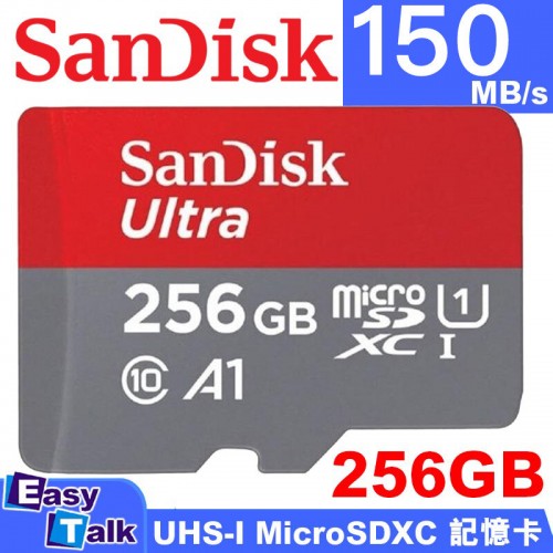 SANDISK Ultra microSDXC UHS-I 記憶卡 256GB 150MB/s