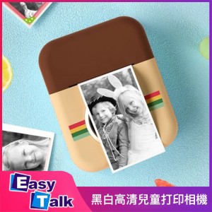 即拍即有 黑白高清兒童打印相機 熱敏相紙