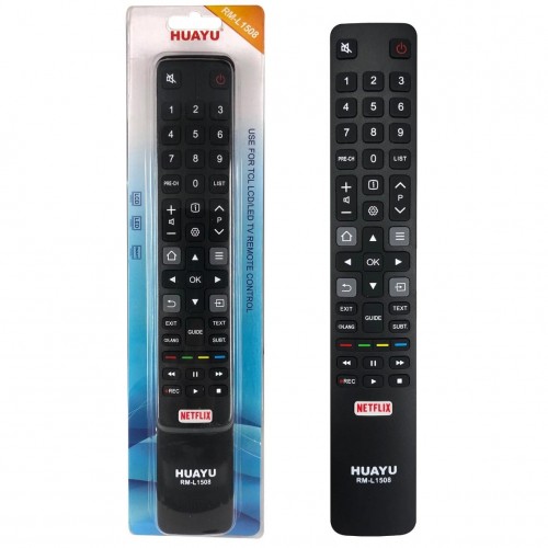 HUAYU華宇RM-L1508+ 通用TCL電視液晶/LED電視遙控器 支援Youtube & Netflix