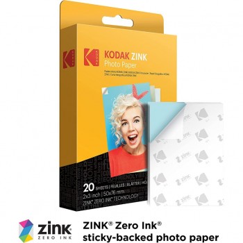 KODAK 柯達 ZINK 相紙 20張 適用於KODAK PRINTOMATIC, Smile, Step 即影即有相機