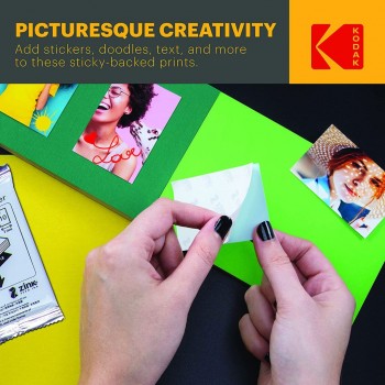 KODAK 柯達 ZINK 相紙 20張 適用於KODAK PRINTOMATIC, Smile, Step 即影即有相機
