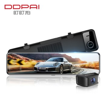 DDPai 盯盯拍 mola E5 後視鏡 1440P 行車記錄儀 前後置高清攝像頭 平行進口