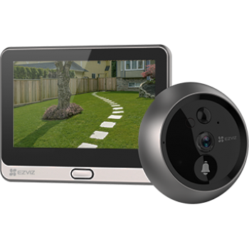 EZVIZ DP2C 升級版 1080P FHD 全高清WiFi智能貓眼門鈴套裝【香港行貨】