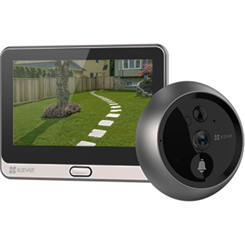 EZVIZ DP2C 升級版 1080P FHD 全高清WiFi智能貓眼門鈴套裝【香港行貨】
