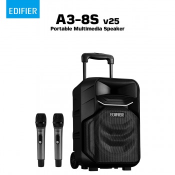 Edifier A3-8S(v25) 升級版 流動擴音機 藍牙喇叭 附2支無線咪【香港行貨】 Edifier A3-8S(v25) 升級版 流動擴音機 藍牙喇叭 附2支無線咪【香港行貨】