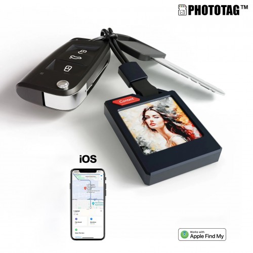 PhotoTag 彩色電子紙智能防丟定位器 定位追蹤器【香港行貨】
