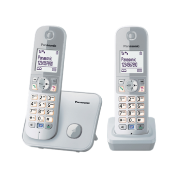 Panasonic 樂聲牌 KX-TG6812HK 雙子機 DECT數碼室內無線電話