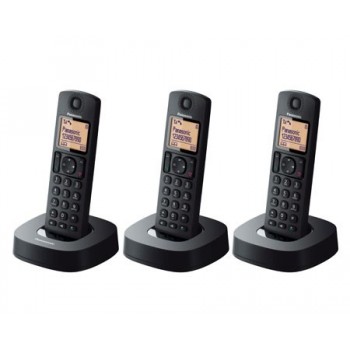 Panasonic 樂聲牌 KX-TGC313UEB 三子機 DECT數碼室內無線電話