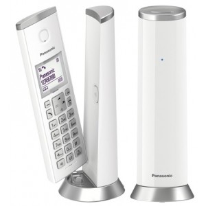 Panasonic KX-TGK212 雙子機無線室內電話 白色 平行進口