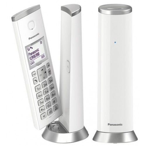 Panasonic KX-TGK212 雙子機無線室內電話 白色 平行進口