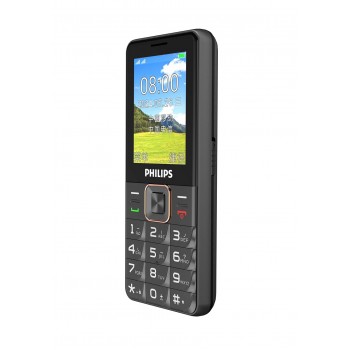 Philips E6220A 4G大屏幕老人機 繁體版 黑色 長者手機 電量升級版【平行進口】